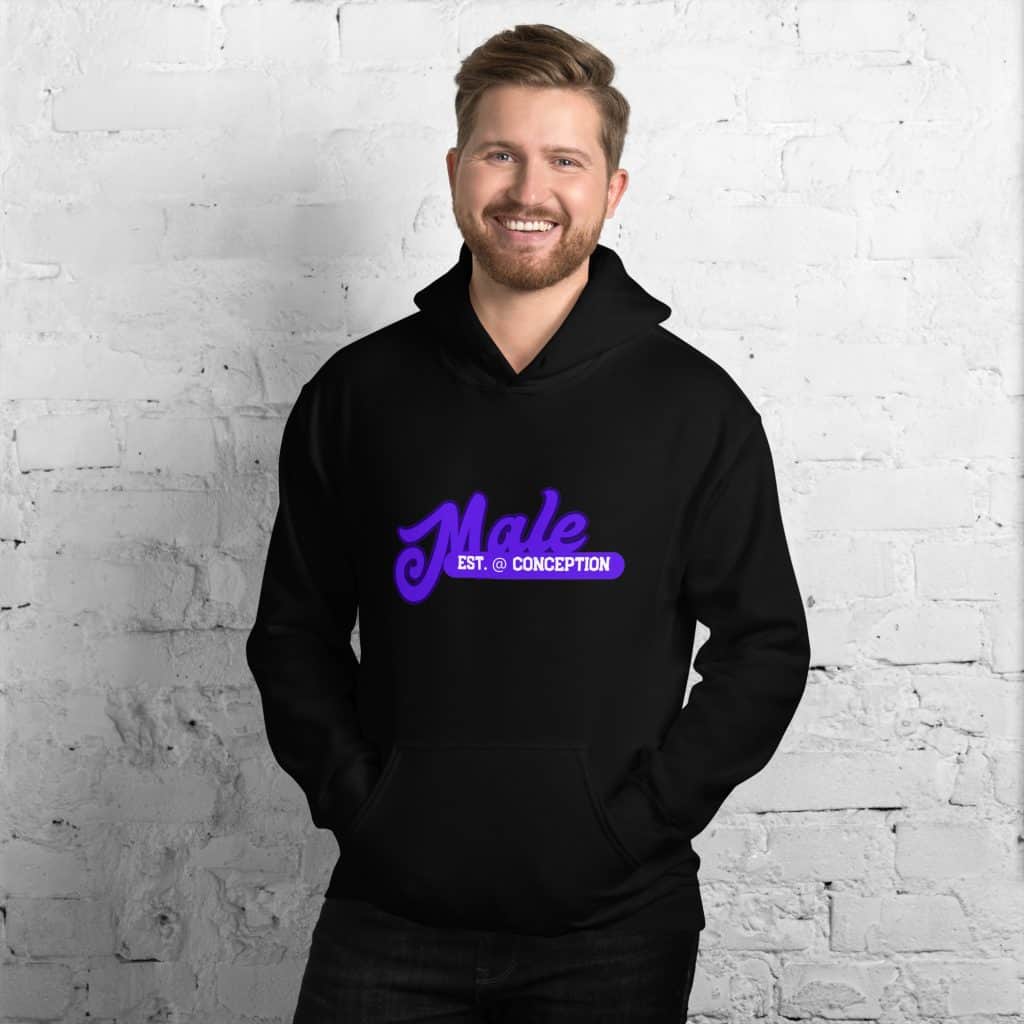 Male Est at Conception Hoodie