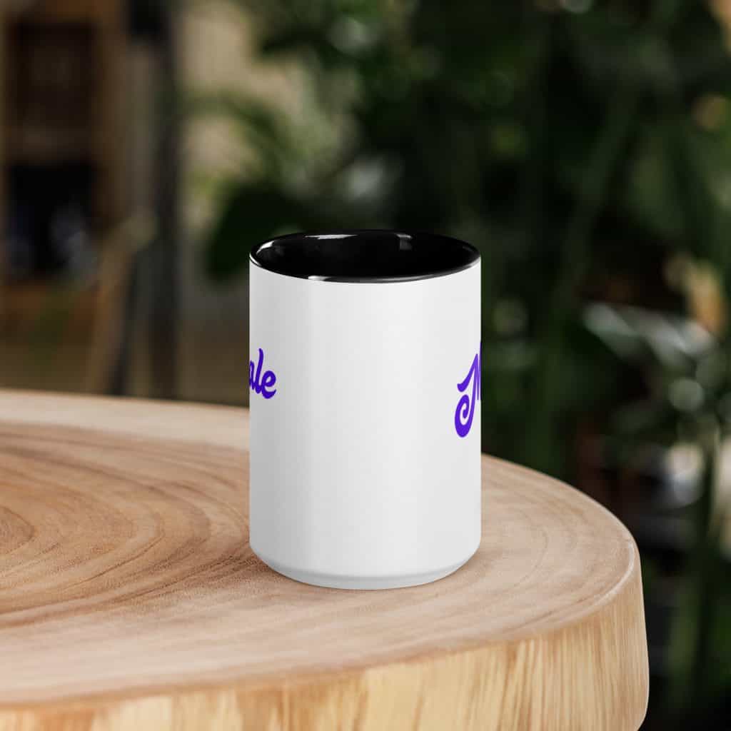 Male Mug with Color Inside
