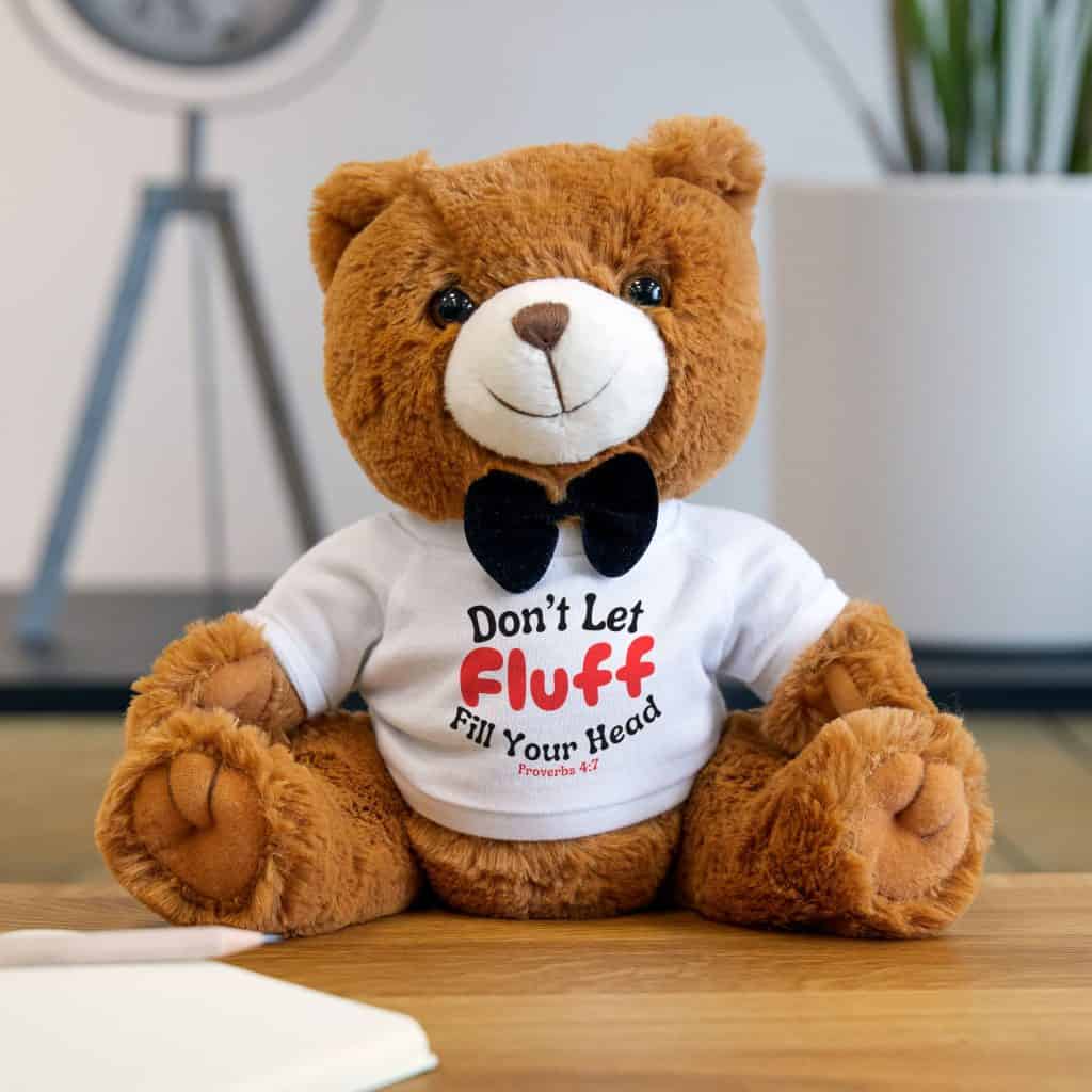 Meet 'Both Barrels' mascot...Stuffed Bear